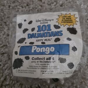 Vintage Collector's Item Walt Disney 101 Dalmatians Pongo Happy Meal Toy